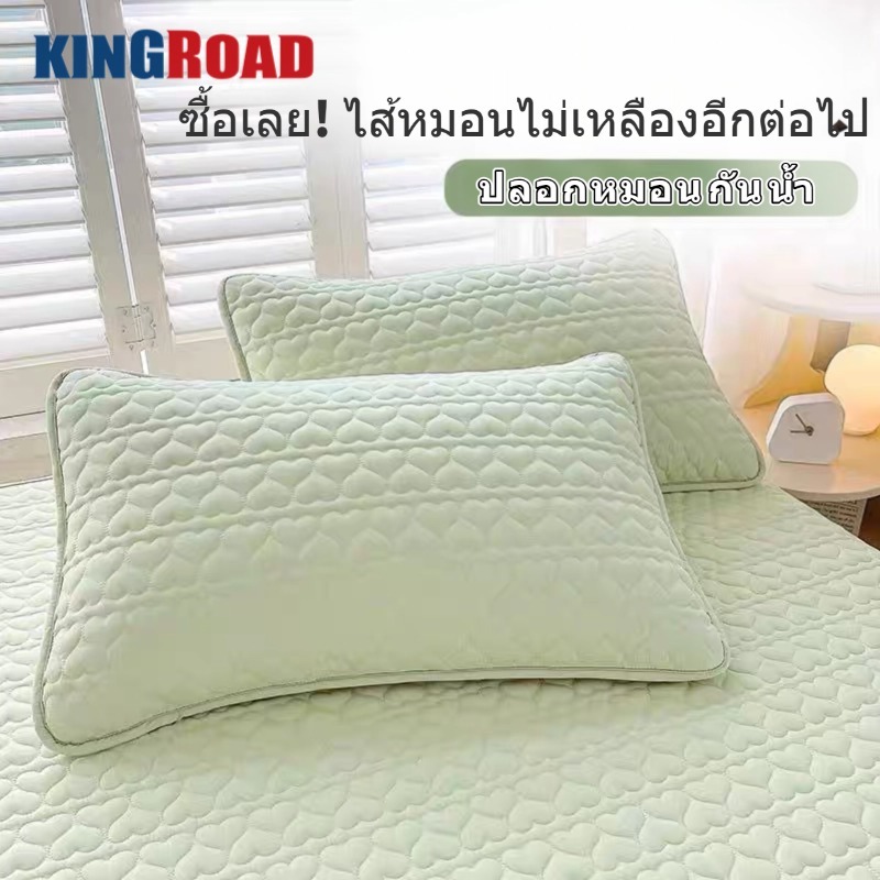 ปลอกหมอนกันเปื้อน ผ้าฝ้าย 100% ปลอกหมอนกันไรฝุ่น น้ําลาย เหงื่อ นุ่ม ป้องกันหมอนแทรก เหมาะสําหรับใช้ทั้งสี่ฤดูกาล