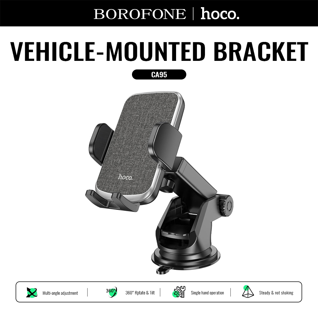 Hoco. CA95 Car Holder ที่วางโทรศัพท์ ที่จับมือถือ ที่วางมือถือ ที่ยึดโทรศัพท์ติดรถยนต์ ที่จับโทรศัพท์
