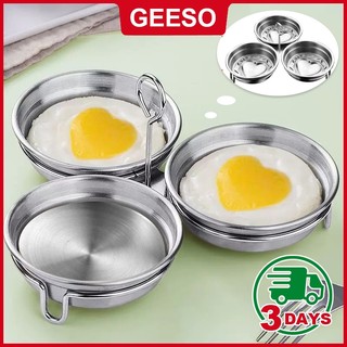 GEESO Creative Children's Breakfast Egg Cooking Mould Home Mini Multifunctional Heart-Shaped Egg Steamer 多功能蒸蛋器