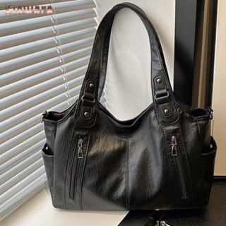 Kloware กระเป๋าสะพายสตรีซิปปิดกระเป๋าทํางาน Satchel อินเทรนด…