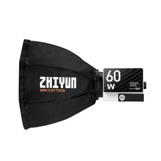 ZHIYUN Mini Softbox, Video Light Dome Diffuser สําหรับ G60 /X100 /X60 /CX100 Light พร้อม ZY Mount