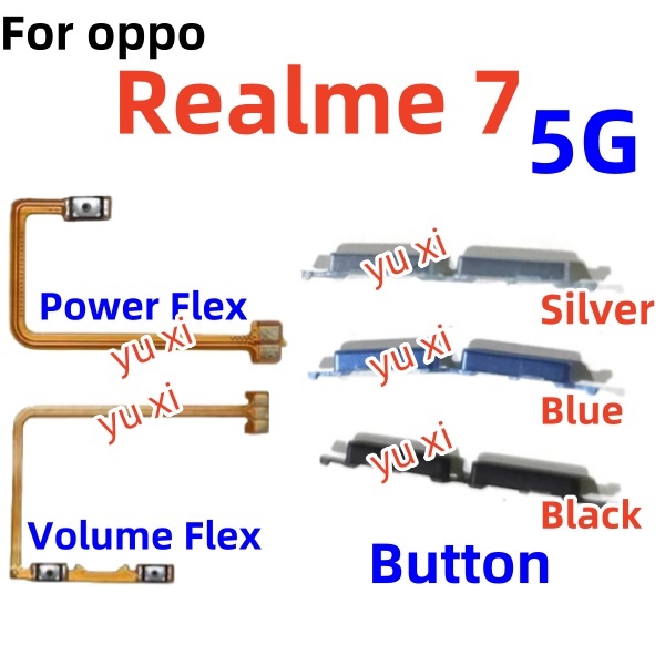 สําหรับปุ่มปรับระดับเสียง oppo Realme 7 5G Flex และ Power Flex