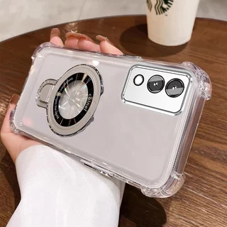 เคสสําหรับ OPPO A3 Pro 5G ใหม่วงเล็บแว่นขยายฟังก์ชั่นโทรศัพท์มือถือเปลือกนิ่ม