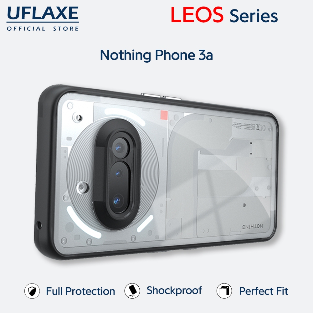 UFLAXE LEOS - สําหรับเคส VIVO X300 / X300 Pro - เคสแข็งกันกระแทกใสด้าน, เคสโทรศัพท์ที่ทนทานป้องกันลายนิ้วมือป้องกันสีเหลือง