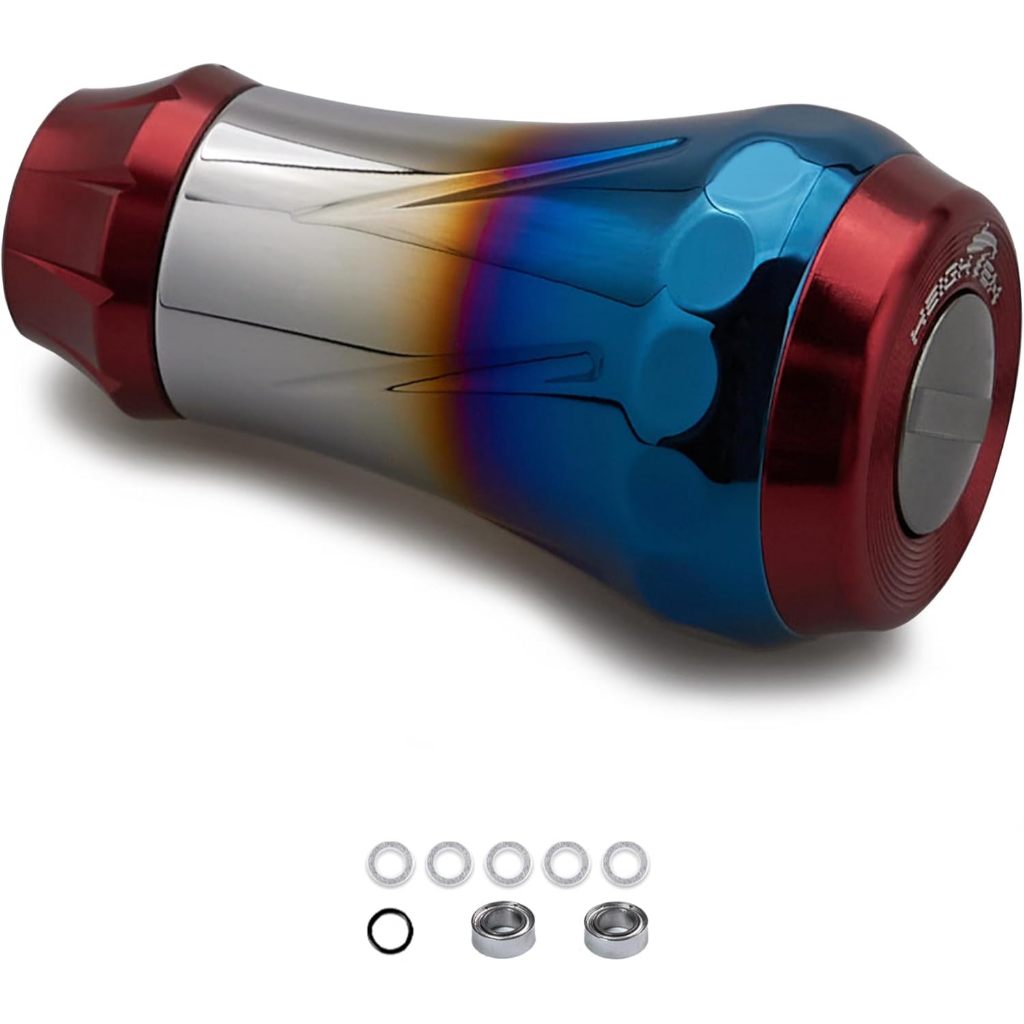 Heighten ลูกบิดมือจับรอกออโรร่า 20 มม. (1 ชิ้น) สําหรับ Shimano (Type A) และ Daiwa (Type S)