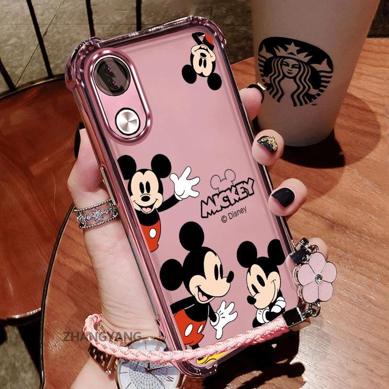 กรณีสําหรับ vivo V50 5G ซิลิโคน TPU กันกระแทกไฟฟ้าเคสโทรศัพท์ความงามการ์ตูนรูปแบบตัวอักษรใหม่ฟรีแขวนเชือก