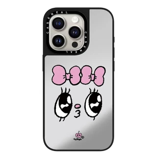 CASENEAL กระต่ายสีชมพูคุณภาพสูงกระจกเคสโทรศัพท์เหมาะสําหรับiPhone 17ProMax 17pro 17 air 16promax 16 15promax 15 14promax 13 13Promaxแฟชั่นAnti Drop Hard Case