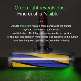สําหรับ DysonV6V7/V8/V10/V11/V15/G5/V10slim/V12slim เปลี่ยนหัวเก็บฝุ่นไฟฟ้าชั้นแปรงเลเซอร์เครื่องดูดฝุ่นอุปกรณ์เสริม，หัวแปรงไดสัน V6 V11 ，หัวลูกกลิ้งเลเซอร์ไดสัน V15 Detect