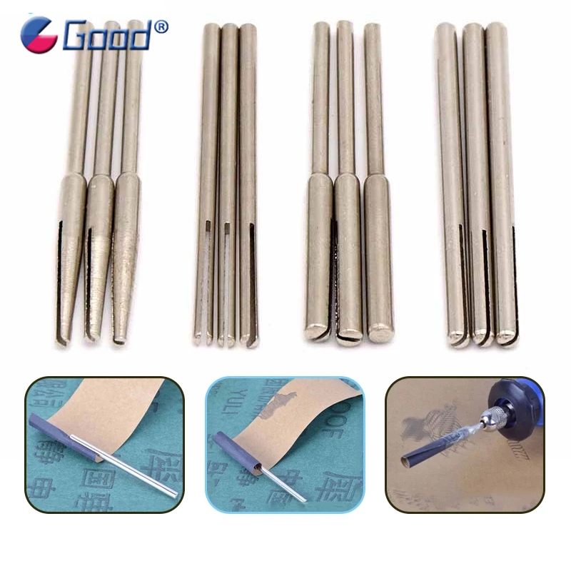 2.35/3 มม. Shank กระดาษทราย Clamp แยก Mandrel สะดวกแยก Mandrel เรียวผู้ถือกระดาษทรายสําหรับเครื่องมือโรตารี่