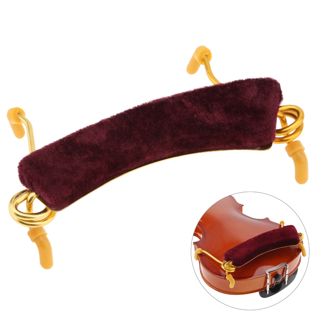 อุปกรณ์ Professional Spring Violin Shoulder Rest สำหรับ ขนาด 3/4 & 4/4