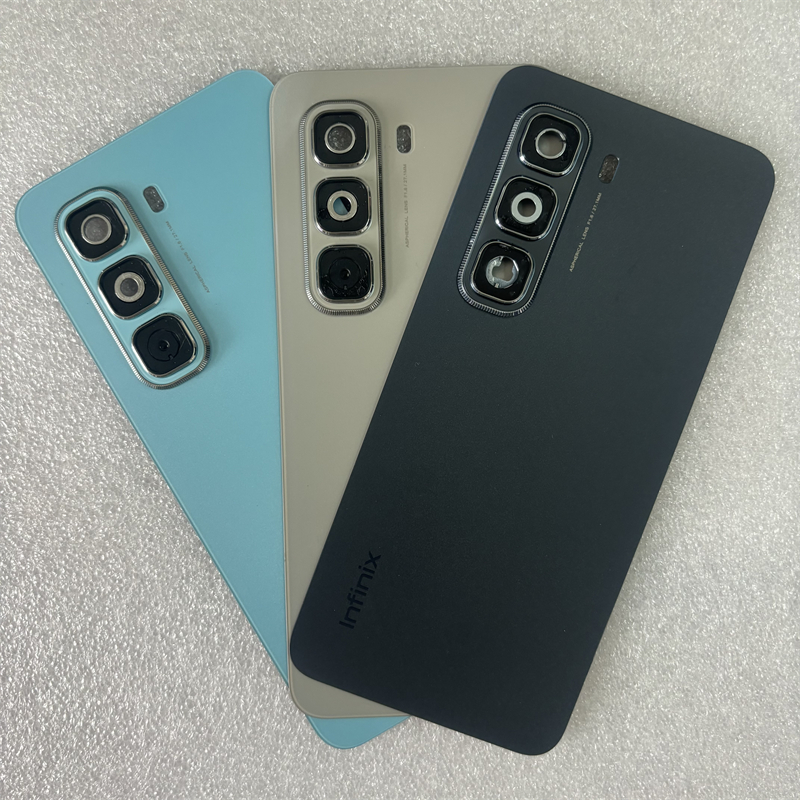 A++ สําหรับ Infinix Hot 50 Pro 4G X6881 แบตเตอรี่ฝาหลังด้านหลังแผงประตูกรณีอะไหล่ซ่อม