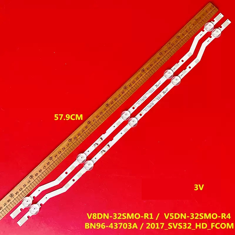 ชุดแบ็คไลท์ 32 นิ้ว 2 ชิ้น/เซ็ตสําหรับ Samsung UA32T4300AG, UA32T4300AGXXP led Backlight strip Plug 