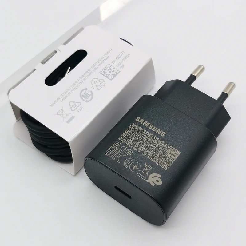 Samsung 25W Charger PD Super Fast Charge Power Adapter สําหรับ Galaxy S20 S21 S22 S23 S24 หมายเหตุ 2