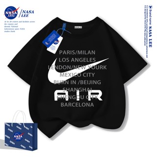 【ของพร้อมส่ง×จัดส่งภายใน 3 วัน】เสื้อยืดเด็ก NASA สีดำ ผ้าฝ้า…