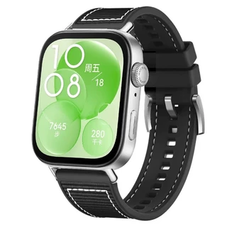 Huawei Watch Fit2-Fit3-Fit4/fit4pro -Fit 5-Fit 5pro Composite Braided Nylon Sports สายรัดซิลิโคน
