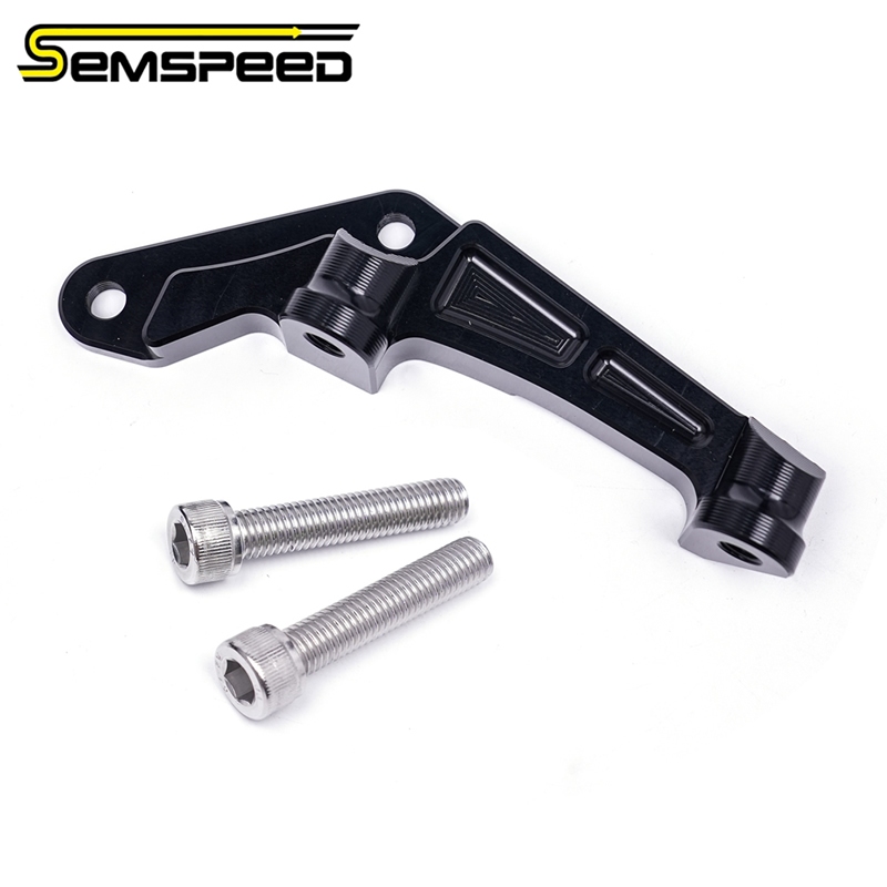 SEMSPEEDFor Yamaha NMAX V3 Techmax Turbo 2025-2026 รถจักรยานยนต์ 100 มม.เบรคหน้า Caliper Disk Relocation Kit ราคา ถูกที่สุด ดีลบีเคเค แกลเลอรีภาพที่ 4