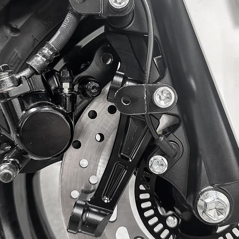 SEMSPEEDFor Yamaha NMAX V3 Techmax Turbo 2025-2026 รถจักรยานยนต์ 100 มม.เบรคหน้า Caliper Disk Relocation Kit ราคา ถูกที่สุด ดีลบีเคเค แกลเลอรีภาพที่ 8