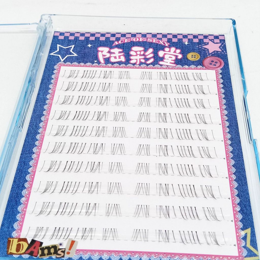 free glue U Shape Full Strip Lashes สําหรับผู้หญิงสีดําจําลองขนตาปลอมสําหรับออกเดทงานแต่งงานทุกวัน - รูปที่ 6