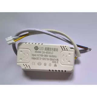 อะแดปเตอร์ไดรเวอร์ LED 3 สี 12W-140W แบบเปลี่ยน สําหรับไฟ LED AC220V