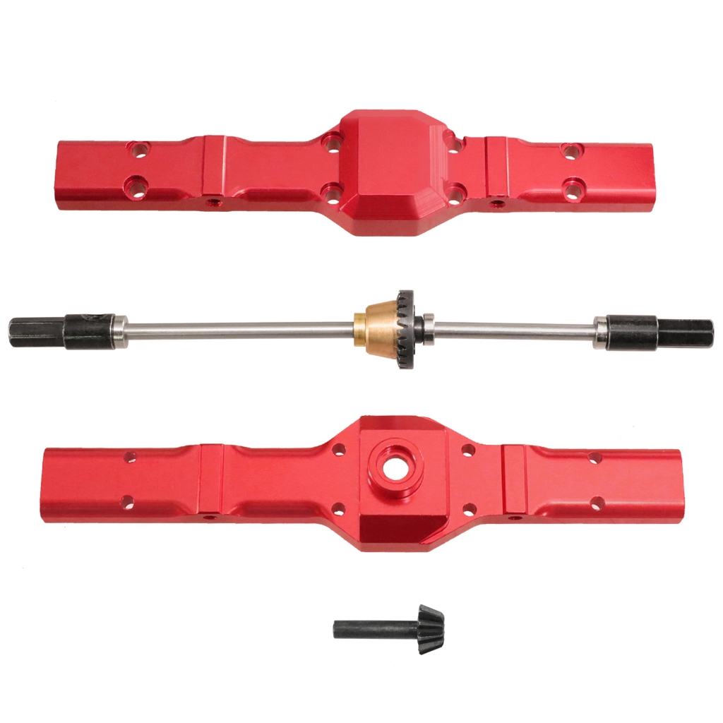 สําหรับ WPL 1/10 D12 D22 D32 D42 1/16 C14 C24 C34 C54 C64 C74 Henglong B16 B36 หกล้อไดรฟ์โลหะ Differ