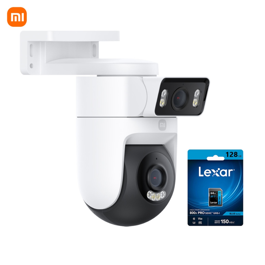 Xiaomi CW500 กล้องอัจฉริยะกลางแจ้งรุ่น Dual-เลนส์ เซ็นเซอร์ 4MP การติดตาม AI เสียงสองทางกันน้ํา