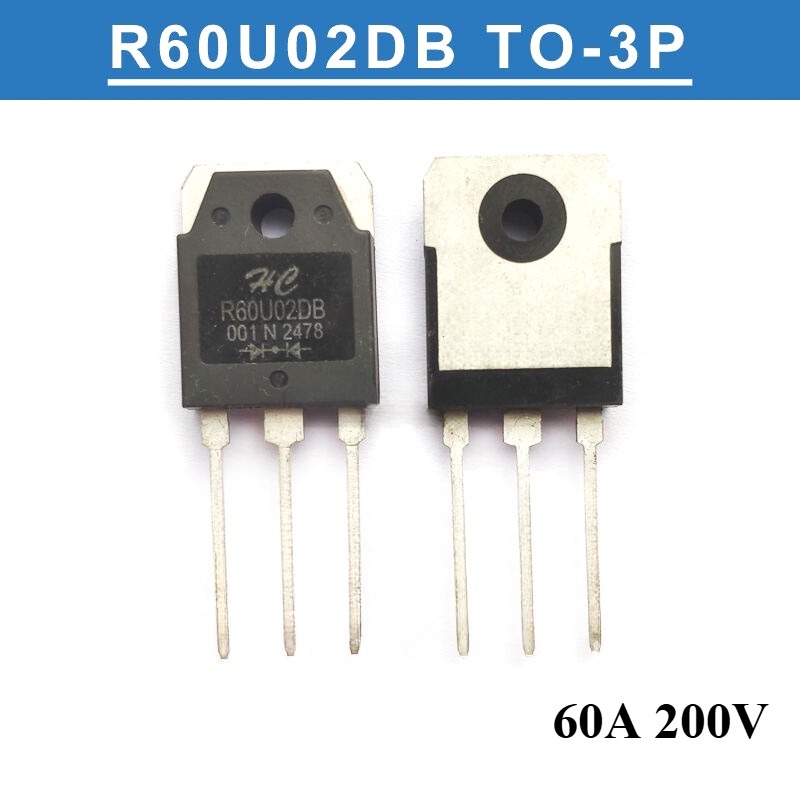 R60U02DB TO-3P 60A200V ดั้งเดิมสําหรับเครื่องเชื่อมใหม่