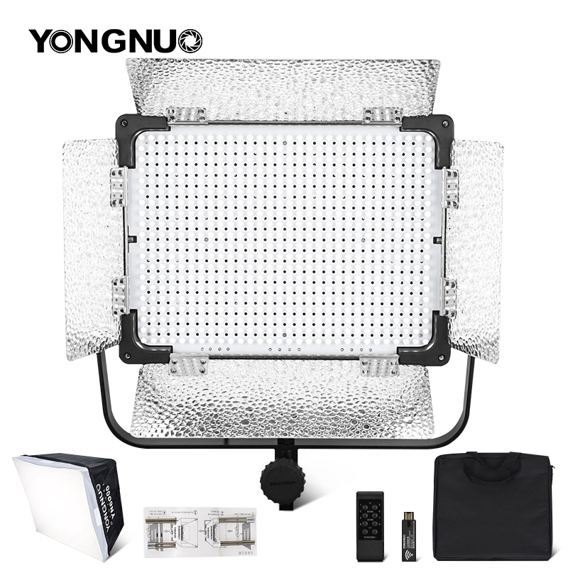 YONGNUO YN6000 3200K-5500K ไฟวิดีโอ LED สองสีสําหรับภาพยนตร์และโทรทัศน์