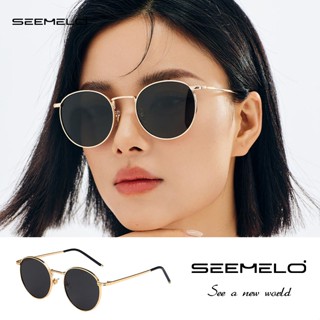 SEEMELO ผู้ชายผู้หญิงแว่นตากันแดด ยูวี400 แว่นตากันแดดย้อนยุ…