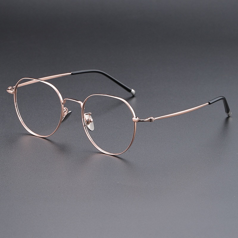2025 แฟชั่นแว่นตา Retro Luxury Alloy ไทเทเนียม กรอบแว่นตาสำหรับผู้ชายและผู้หญิง 118001 ราคา ถูกที่สุด ดีลบีเคเค แกลเลอรีภาพที่ 7