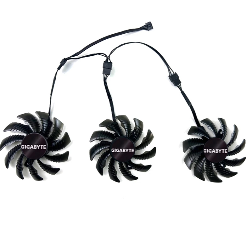 พัดลมระบายความร้อน 75 มม. 4pin T128010SU PLD08010S12HH สําหรับ GIGABYTE AORUS GTX 1080 1080Ti 1070Ti