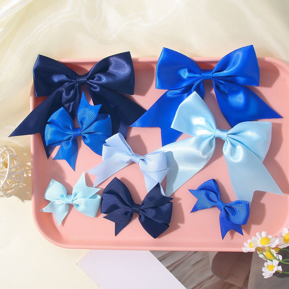 กิ๊บรูปเด็กสีฟ้า handmade อุปกรณ์ประดับผมสำหรับสาวๆ