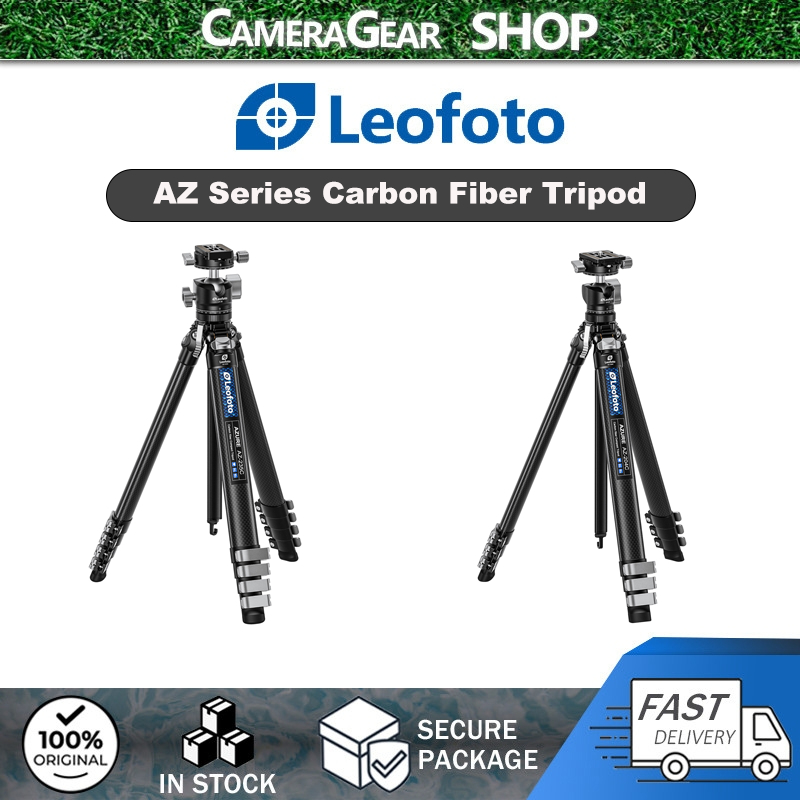 Leofoto AZ-235C+LH-30R/AZ-204C+LH-25R ขาตั้งกล้องคาร์บอนไฟเบอร์
