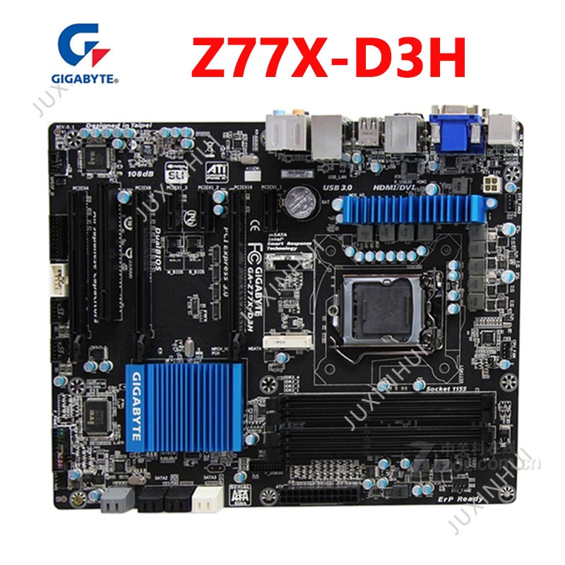 มือสองGigabyte z77x-D3H Gigabyte z77x-Ud3h GA-Z77X-D3H GA-Z77X-D3H z77x D3H Ud3h VGA เมนบอร์ด HDMI A
