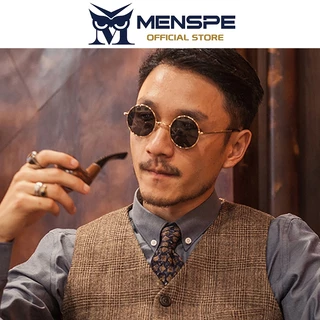 MENSPE ผู้ชายผู้หญิง UV400 แว่นกันแดกรองรับการใช้งานกลางแจ้ง แบบโพลาไรซ์ Retro Sport