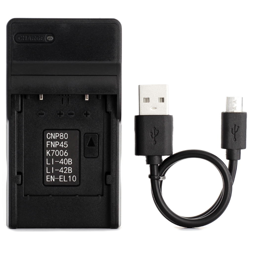 Norifon NP-45 USB Charger สําหรับ Fujifilm FinePix JX250, JX400, J38, J10, J20, JX520, JX580, JX300,