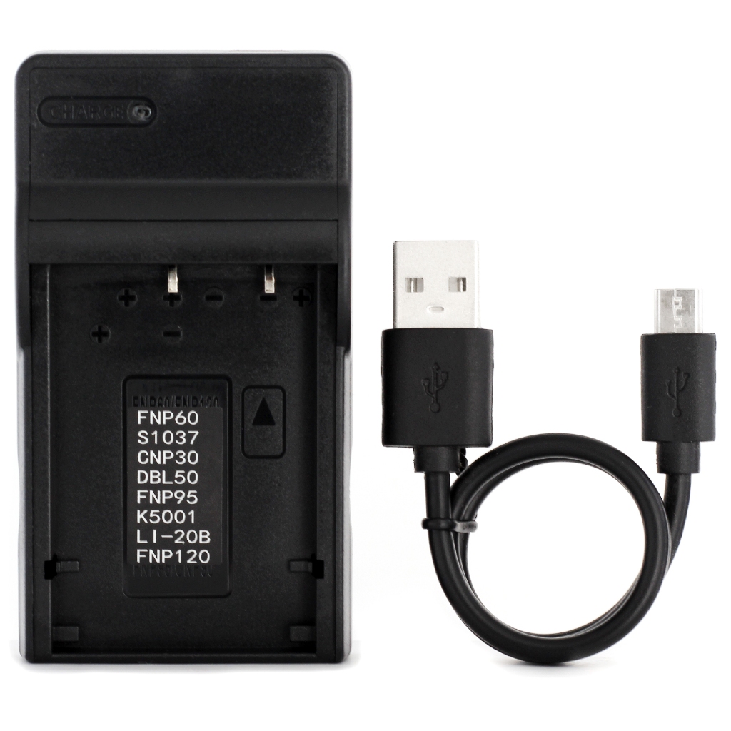 Norifon SLB-1037 เครื่องชาร์จ USB สําหรับ Samsung Digimax U-CA3, U-CA4, U-CA401, U-CA5, U-CA501, U-C