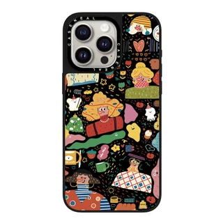 CASENEAL Graffiti girl คุณภาพสูงกระจกเคสโทรศัพท์เหมาะสําหรับiPhone 17ProMax 17pro 17 air 16promax 16 15promax 15 14promax 13 13Promaxแฟชั่นAnti Drop Hard Case