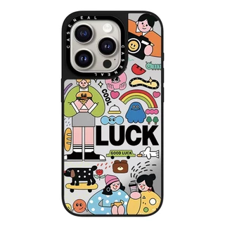 CASENEAL Graffiti girl คุณภาพสูงกระจกเคสโทรศัพท์เหมาะสําหรับiPhone 17ProMax 17pro 17 air 16promax 16 15promax 15 14promax 13 13Promaxแฟชั่นAnti Drop Hard Case