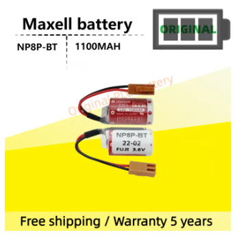 FUJI NP8P-BT แบตเตอรี่ PLC Touch Screen Controller แบตเตอรี่ลิเธียมเดิม 3.6V ER3