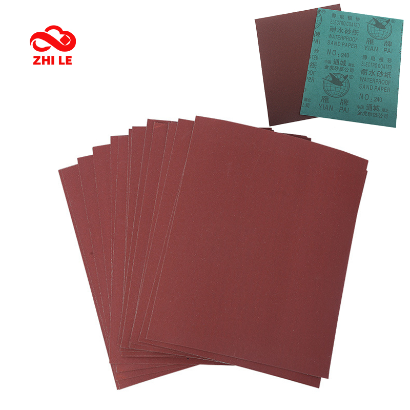 220*270 มม.กระดาษทรายน้ําแห้งเปียกแผ่นขัดกระดาษทรายจานขัดทรายกระดาษ Pad เครื่องบดไม้โลหะบด Lija