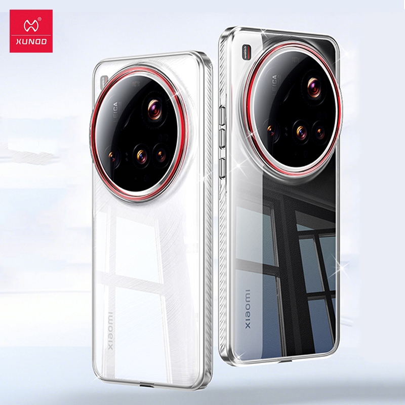 XUNDD สําหรับ Xiaomi 17 Ultra 15 Ultra เคสใสใสฝาครอบโทรศัพท์พร้อมแหวนแม่เหล็ก