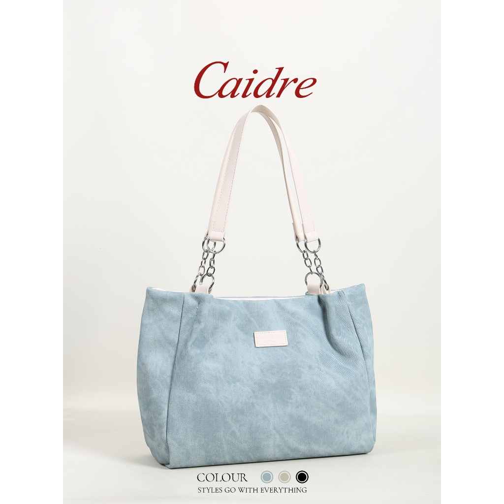 Caidre High-End Feel Large-ความจุToteกระเป๋าผู้หญิง2025 สไตล์ใหม่Commuter กระเป๋าสะพายกระเป๋าถือ