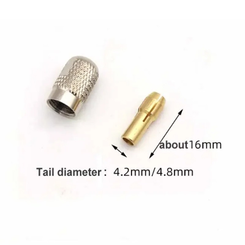 Mini เจาะ Collet Chuck 0.5 มม.-3.2 มม.ทองเหลือง Chucks อะแดปเตอร์สําหรับ Dremel โรตารี่เครื่องมืออุปกรณ์เสริม ราคา ถูกที่สุด ดีลบีเคเค แกลเลอรีภาพที่ 2