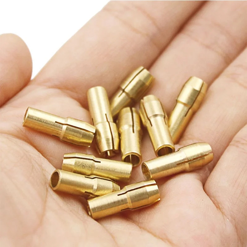 Mini เจาะ Collet Chuck 0.5 มม.-3.2 มม.ทองเหลือง Chucks อะแดปเตอร์สําหรับ Dremel โรตารี่เครื่องมืออุปกรณ์เสริม ราคา ถูกที่สุด ดีลบีเคเค แกลเลอรีภาพที่ 3
