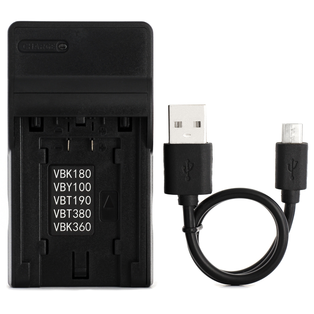 Norifon VW-VBY100 เครื่องชาร์จ USB สําหรับ Panasonic HC-V110, HC-V110GK, HC-V110K, HC-V110P, HC-V110