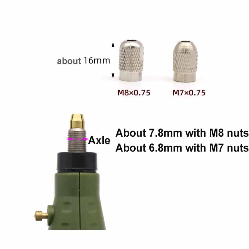 Mini เจาะ Collet Chuck 0.5 มม.-3.2 มม.ทองเหลือง Chucks อะแดปเตอร์สําหรับ Dremel โรตารี่เครื่องมืออุปกรณ์เสริม ราคา ถูกที่สุด ดีลบีเคเค แกลเลอรีภาพที่ 8