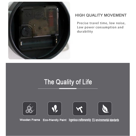 นาฬิกาสร้างสรรค์วินเทจสไตล์ยุโรปเงียบขนาดใหญ่นาฬิกานอร์ดิกห้องนั่งเล่นห้องรับประทานอาหารนาฬิกาแขวนผนังตกแต่งเกียร์ไม้นาฬิกาตกแต่งบ้านศิลปะเหล็กนาฬิกาติดผ - รูปที่ 4