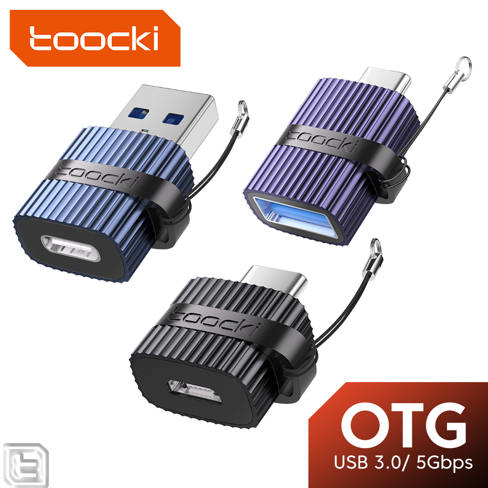 Toocki OTG USB3.0 อะแดปเตอร์ USB ถึง Type C ประเภท C ถึง USB3.0 Connector ประเภท C ถึง Micro อะแดปเตอร์สําหรับโทรศัพท์แล็ปท็อปเมาส์คีย์บอร์ด