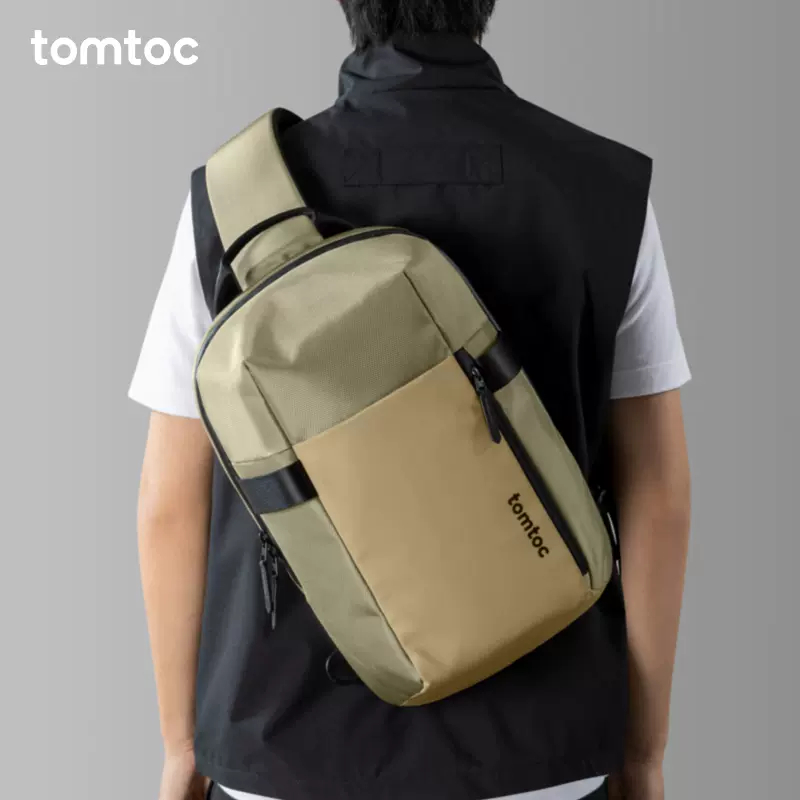 Tomtoc 14 inch croxbody shoulder /sling /crossbody bag/T24M1 men bag- can store and fit 14 inch MacB