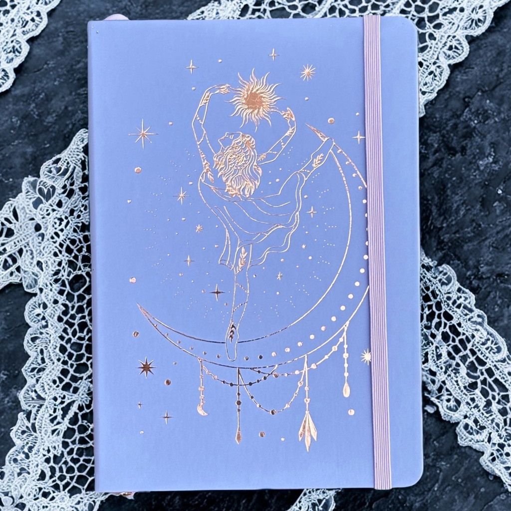 สมุดโน๊ตตาราง Silver Edge Dot A5 – BUKE Dotted Journal สําหรับ Bojo & Sketching | ปก ปู่ กระดาษไม้ไผ่ 160 หน้า